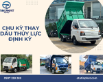 Thay Dầu Thủy Lực Định Kỳ Cho Xe Ép Rác Và Chở Rác Hyundai