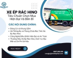 Xe Ép Rác Hino: Tiêu Chuẩn Chọn Mua - Hiện Đại Và Bền Bỉ