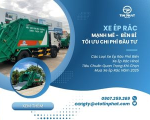 Xe Ép Rác: Mạnh Mẽ - Bền Bỉ - Tối Ưu Chi Phí Đầu Tư