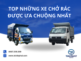 TOP NHỮNG XE CHỞ RÁC ĐƯỢC ƯA CHUỘNG NHẤT