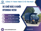 XE CHỞ RÁC 8 KHỐI HYUNDAI N250 - Tiêu Chuẩn Khí ThảI EURO 5