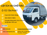 Lợi ích xe chở rác: Giải pháp tối ưu cho vệ sinh môi trường