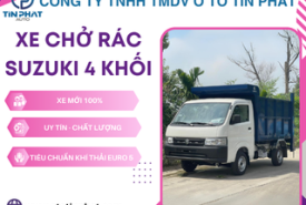 XE THU GOM RÁC 4 KHỐI SUZUKI – SIÊU PHẨM XE THU GOM RÁC