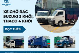 Xe Chở Rác Suzuki 3 Khối, Thaco 4 Khối: Giá Và Ưu Đãi 2025