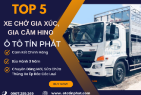 TOP 3 XE CHỞ GIA XÚC, GIA CẦM HINO TỐT NHẤT HIỆN NAY
