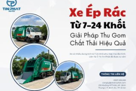 Xe Ép Rác Từ 7–24 Khối Giải Pháp Thu Gom Chất Thải Hiệu Quả