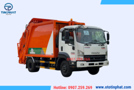 XE ÉP RÁC 9 KHỐI ISUZU FRR EURO 5 - XE CÓ SẴN GIAO NGAY
