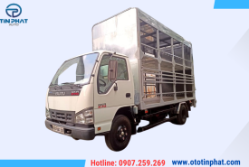 XE CHỞ XE MÁY ISUZU QKR77HE4 - 2 TẦNG CÓ BỬNG NÂNG