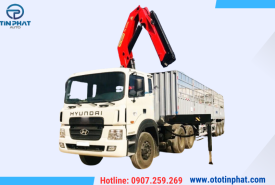 ĐẦU KÉO HYUNDAI HD700 GẮN CẨU GẬP FASSI F330XP