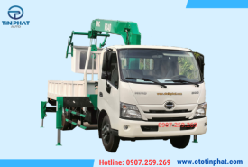 XE CẨU HINO 3T5 GẮN CẨU UNIC 3 TẤN 5 KHÚC