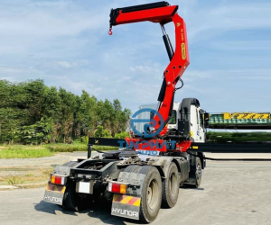 ĐẦU KÉO HYUNDAI HD700 LẮP CẨU GẬP PALFINGER PK11002