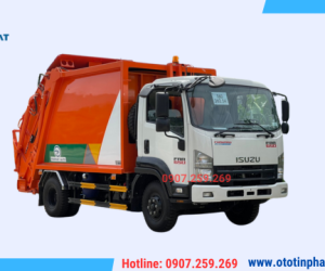 XE ÉP RÁC 9 KHỐI ISUZU FRR EURO 5 - XE CÓ SẴN GIAO NGAY