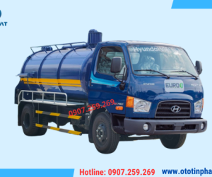 XE HÚT CHẤT THẢI 3 KHỐI HYUNDAI W750