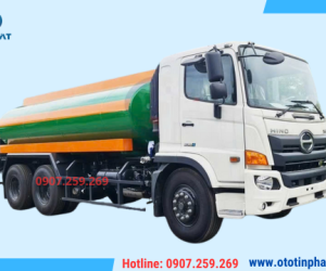 XE PHUN NƯỚC RỬA ĐƯỜNG TƯỚI CÂY 14 KHỐI HINO FM 