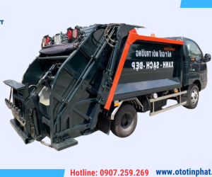 XE KIA K250 CUỐN ÉP RÁC 3 KHỐI