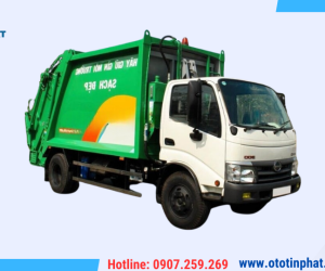 XE ÉP RÁC HINO 6 KHỐI - Ô TÔ TÍN PHÁT