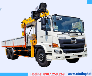 XE TẢI HINO 3 CHÂN GẮN CẨU SOOSAN 8 TẤN-SCS746