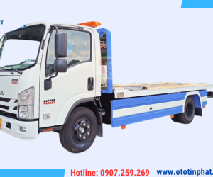 XE CHỞ XE ÔTÔ ISUZU 5TẤN - CỨU HỘ SÀN TRƯỢT  