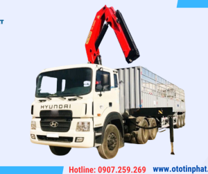 ĐẦU KÉO HYUNDAI HD700 GẮN CẨU GẬP FASSI F330XP