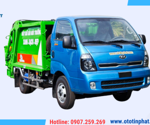 XE ÉP RÁC 3.5 KHỐI KIA - K250 MÁNG XÚC 