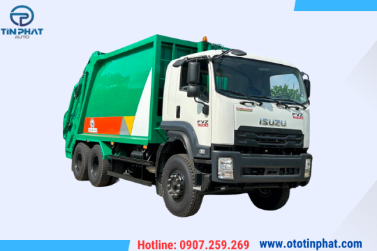 XE ÉP RÁC 22 KHỐI ISUZU FVZ - XE CÓ SẴN GIAO NGAY 
