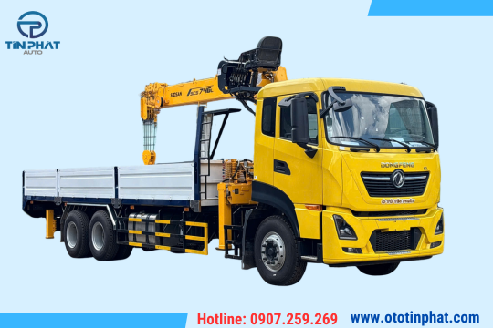 XE CẨU DONGFENG 3 CHÂN GẮN CẤU SOOSAN 8 TẤN SCS746 