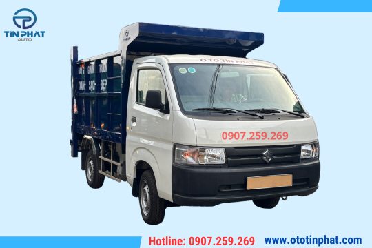 XE CHỞ RÁC 3 KHỐI SUZUKI - Ô TÔ TÍN PHÁT
