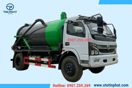 XE HÚT CHẤT THẢI DONGFENG 6 KHỐI NHẬP KHẨU