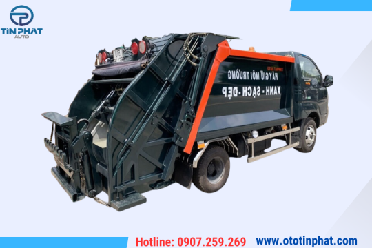 XE KIA K250 CUỐN ÉP RÁC 3 KHỐI