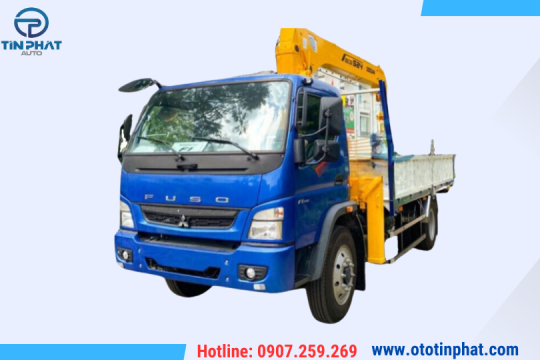 XE TẢI FUSO 8 TẤN GẮN CẨU SOOSAN 5 TẤN - Ô TÔ TÍN PHÁT