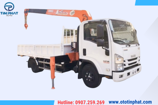 XE CẨU ISUZU 3T5 LẮP CẨU UNIC URV 343K