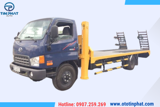 XE CHỞ MÁY CÔNG TRÌNH HYUNDAI 120SL 8 TẤN