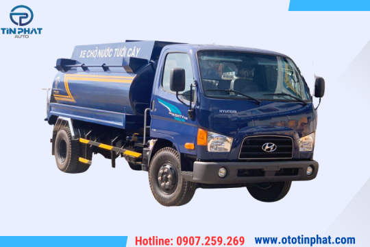 XE BỒN CHỞ NƯỚC 8 KHỐI HYUNDAI NEW MIGHTY 110SP