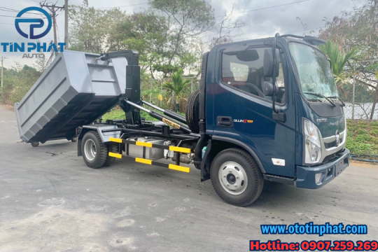 XE CHỞ RÁC THÙNG RỜI 6 KHỐI THACO OLLIN S700- Ô TÔ TÍN PHÁT