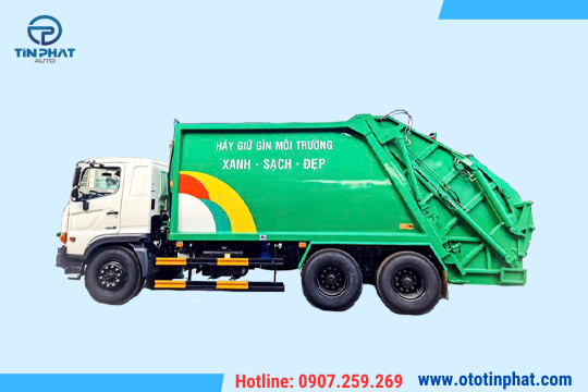 XE ÉP RÁC HINO 22 KHỐI - Ô TÔ TÍN PHÁT