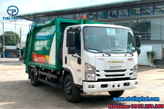 XE ÉP RÁC 7 KHỐI ISUZU NQR75 - Ô TÔ TÍN PHÁT