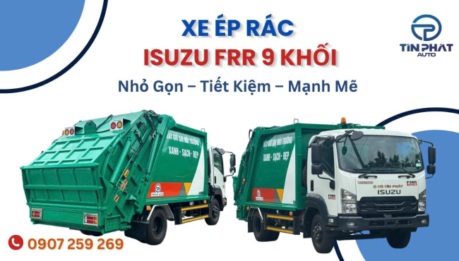 Tổng quan Xe Ép Rác 9 Khối ISUZU Euro 5 (Đời 2025)