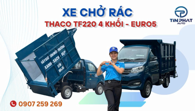 Tại sao Nên Mua Xe Chở Rác 4 Khối Thaco ( Mới nhất 2025)