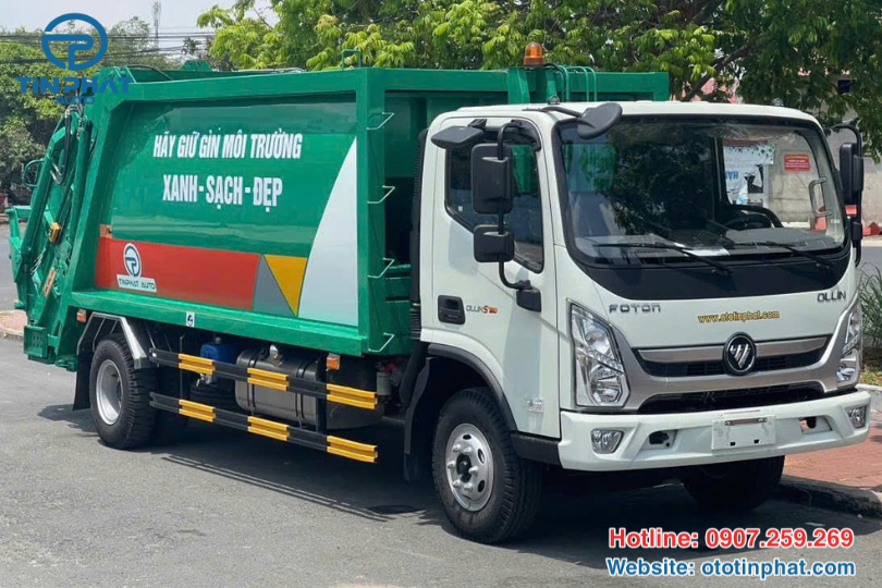 XE ÉP RÁC 12 KHỐI THACO OLLIN S720