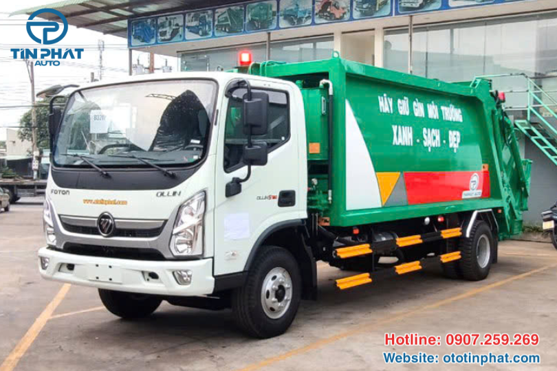 XE ÉP RÁC 12 KHỐI THACO OLLIN S720
