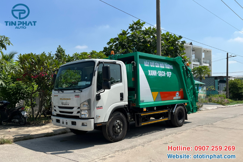 XE ÉP RÁC 7 KHỐI ISUZU NQR75HE5