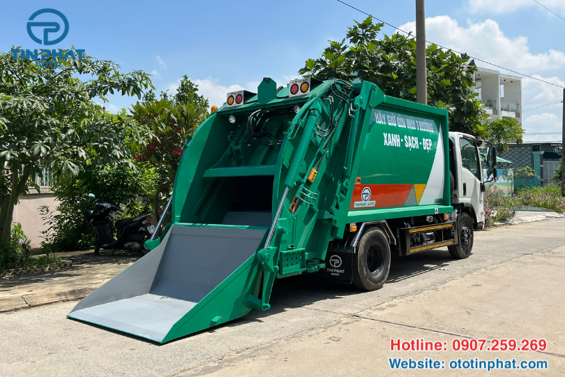 XE ÉP RÁC 7 KHỐI ISUZU NQR75HE5