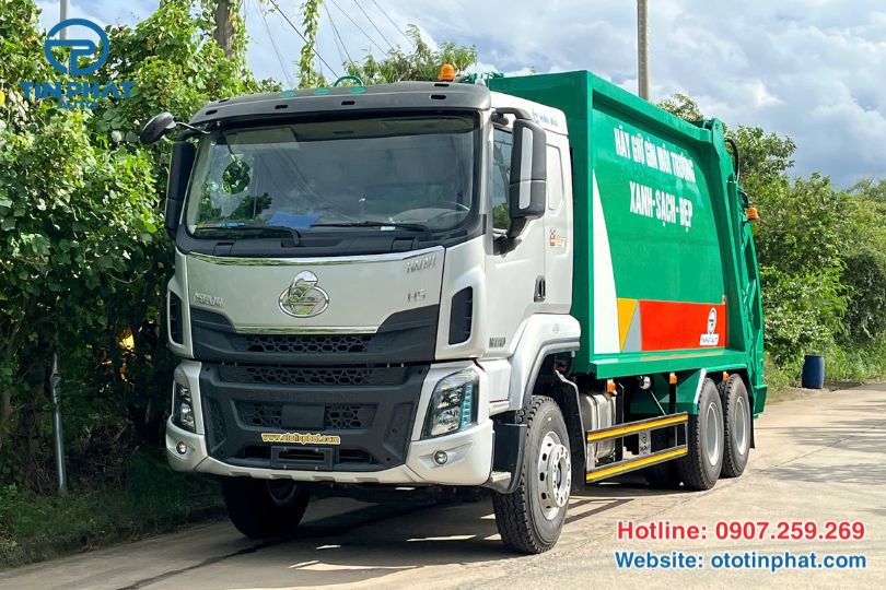 XE ÉP RÁC CHENGLONG 24 KHỐI NÂNG KẸP