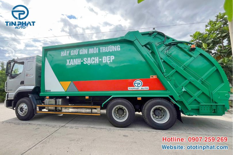 XE ÉP RÁC CHENGLONG 24 KHỐI