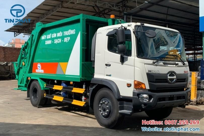 XE ÉP RÁC HINO 14 KHỐI