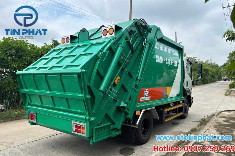 Xe ép rác 9 khối ISUZU FRR
