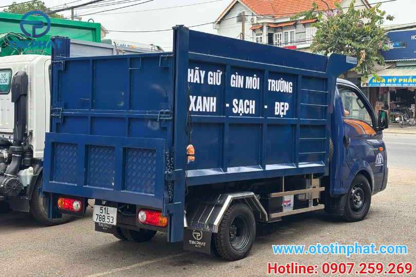 XE CHỞ RÁC 5 KHỐI HYUNDAI NEW MIGHTY H150 