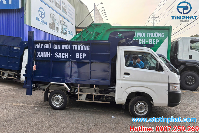 Xe chở rác 3 khối suzuki