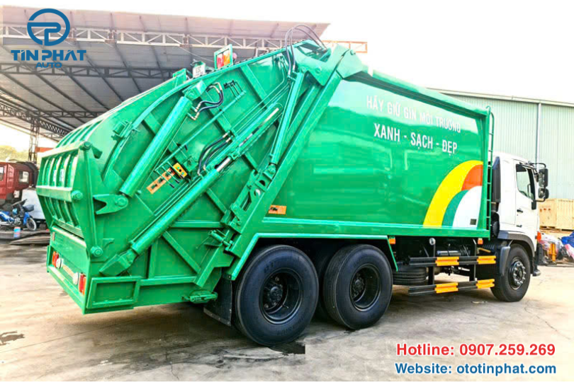 XE ÉP RÁC HINO 22 KHỐI