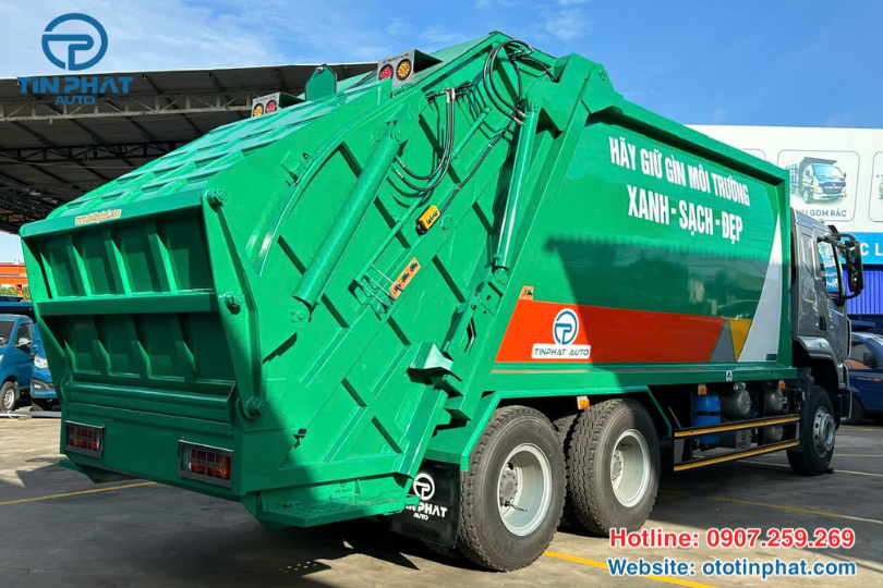 Xe ép rác 24 khối Chenglong